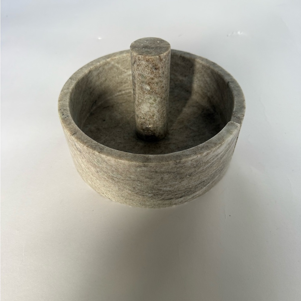 Crate and Barrel Marble Paper Towel Holder